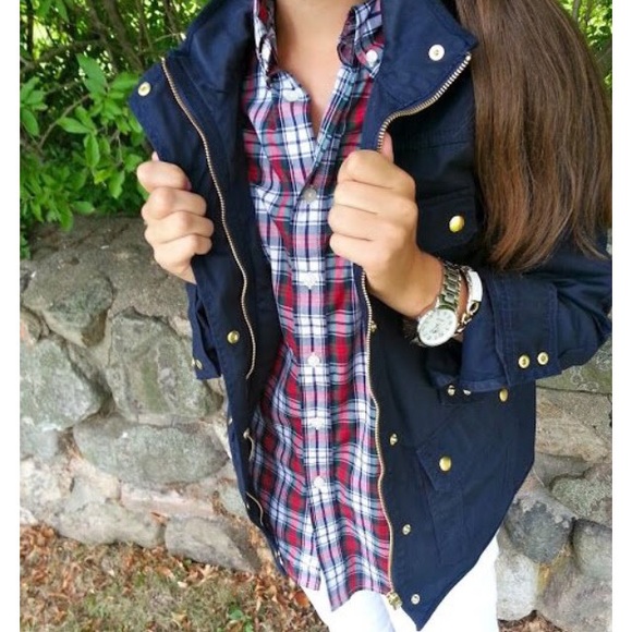J.crew navy field jacket