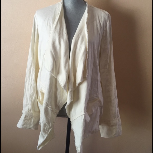BNWT Free People Raw-Edge Drapey Moto jacket - Picture 3 of 4