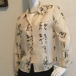 How about art on your silk dress shirt