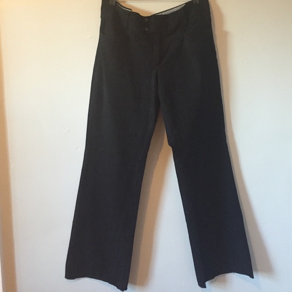Banana Republic Sloan fit stretch black trouser