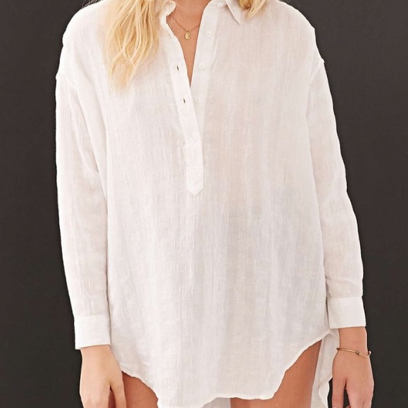 BDG Checked Cotton Popover Shirt - Picture 1 of 3