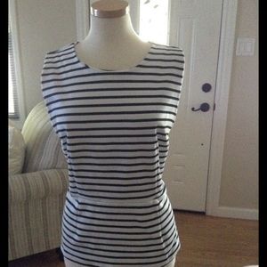 Peplum Striped  Top