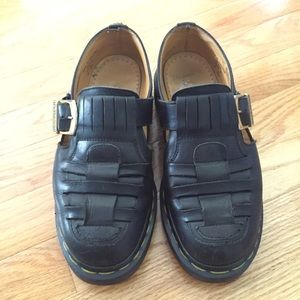 Dr. Martens woven toe oxfords
