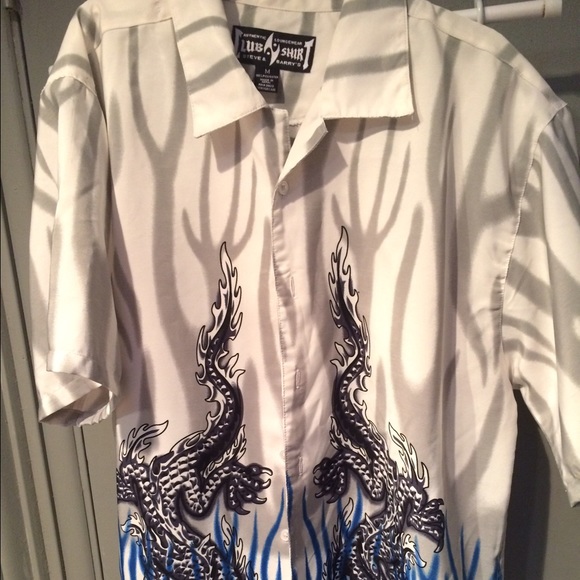 Mens Stylish "club shirt" EUC - Picture 1 of 4