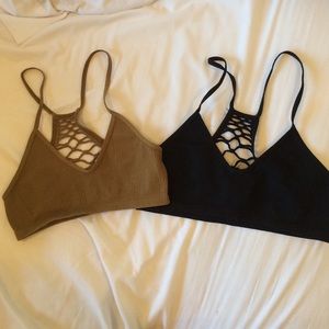 2 baby racerback bras