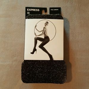 Metallic Micromesh Full Tights - Gold