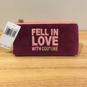 NEVER USED Juicy Couture Velour Cosmetic Bag