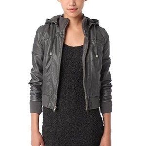 SPARKLE & FADE- urban outfitters leather jacket