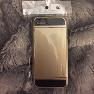 Verus iPhone 5/5s Protective Gold Slim Wallet Case