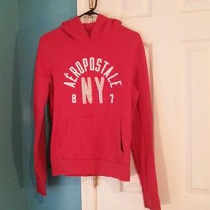 Deep Red Aeropostale Hoodie