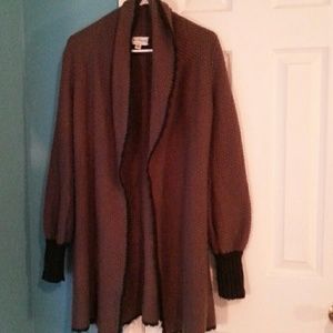 Dark Brown Cozy Cardigan
