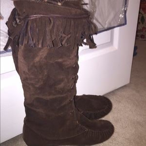fringe boots