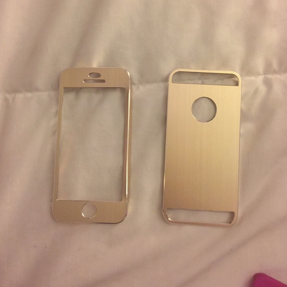 gold metallic case