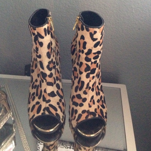 Cheetah print booties STEVE MADDEN