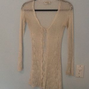 Crochet long top