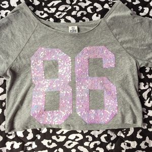 VS Pink Bling Crop Top ✨