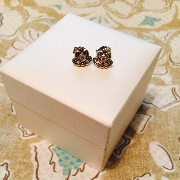 Pandora crown earrings. Worn a couple of times.