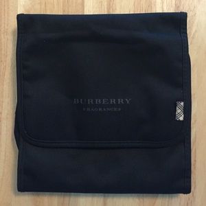 NEVER USED Burberry Black Hanging Toiletries Bag