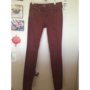 Vince maroon jeans- sold