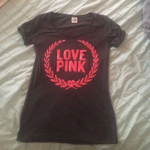 PINK grey/pink sequined shirt