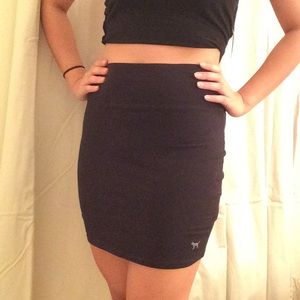 VS Pink Black Pencil Skirt