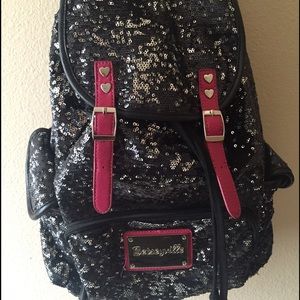 Bestyville/besty johnson sequin backpack
