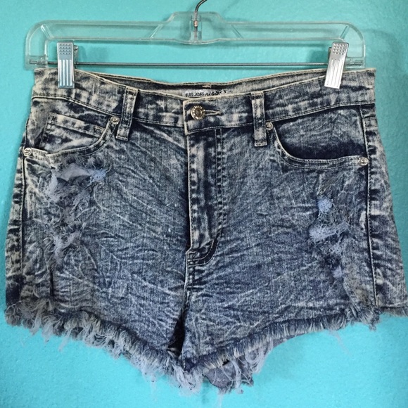 studded high waisted shorts