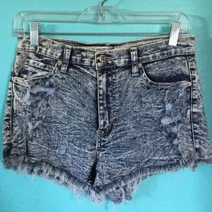 studded high waisted shorts