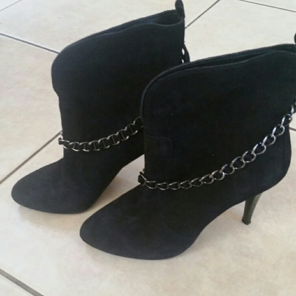 BCBG Black Booties