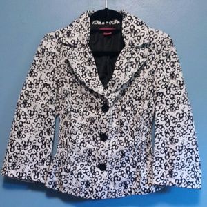 White &  black blazer