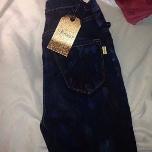 High waist skinny jeans