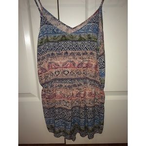 Rainbow Aztec Romper