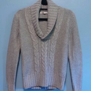 Grey knitted sweater