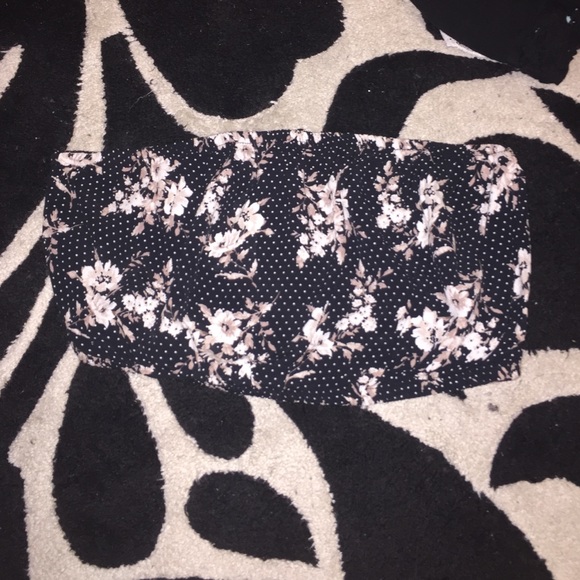 Floral tube top