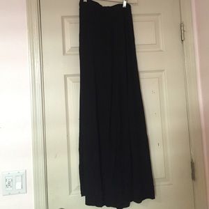Black maxi skirt
