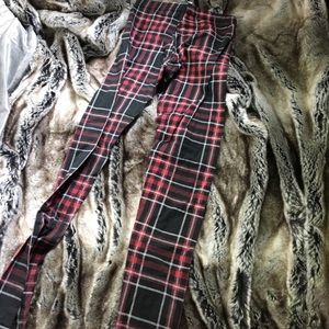 NWT plaid leggings