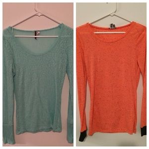 Lot of two shirts from buckle