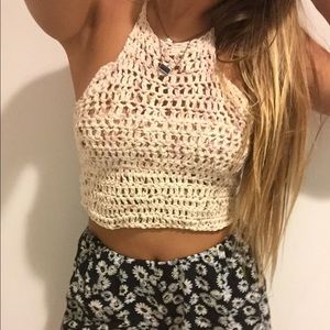 Crochet crop top