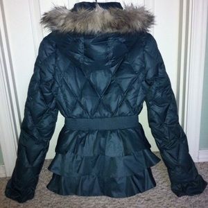 Juicy Couture Winter Puffer Coat - Ruffle Jacket