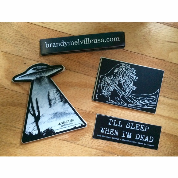 FREE SHIPPING* 5 stickers for $1.50