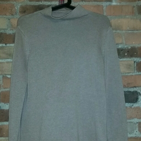 Nude turtleneck sweater