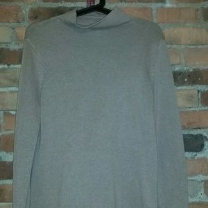 Nude turtleneck sweater