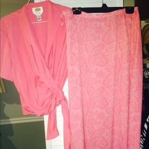 Blouse and skirt