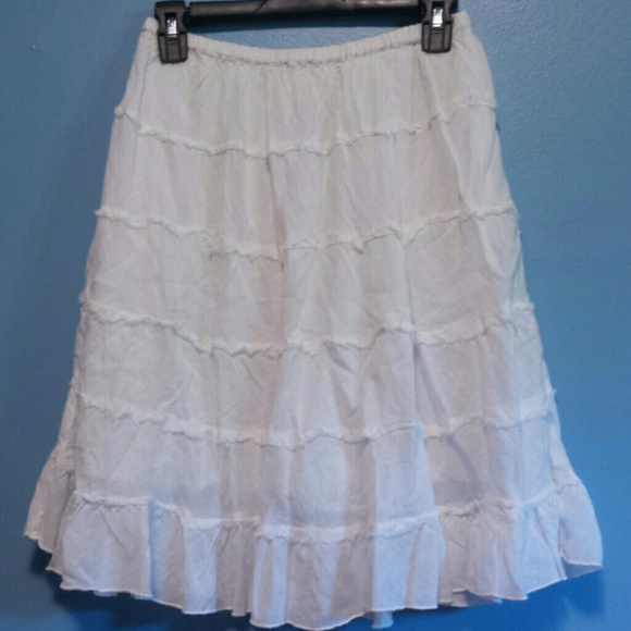 White skirt