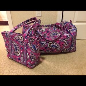 Vera Bradley duffle and tote