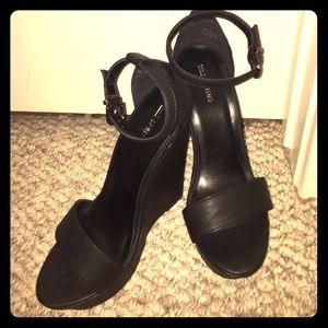 Black wedges.