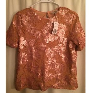 NWT! Perfect for NYE! Forever 21 sequined top.