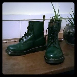 Green Doc Martens