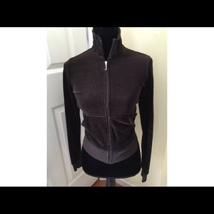 Brown juicy couture zip up