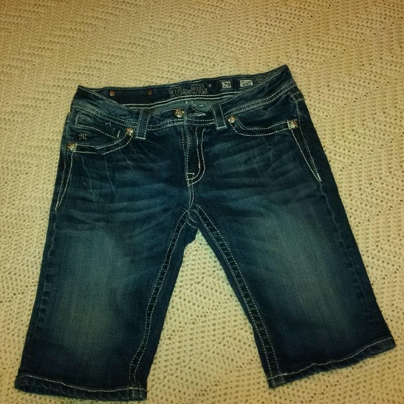 Denim shorts